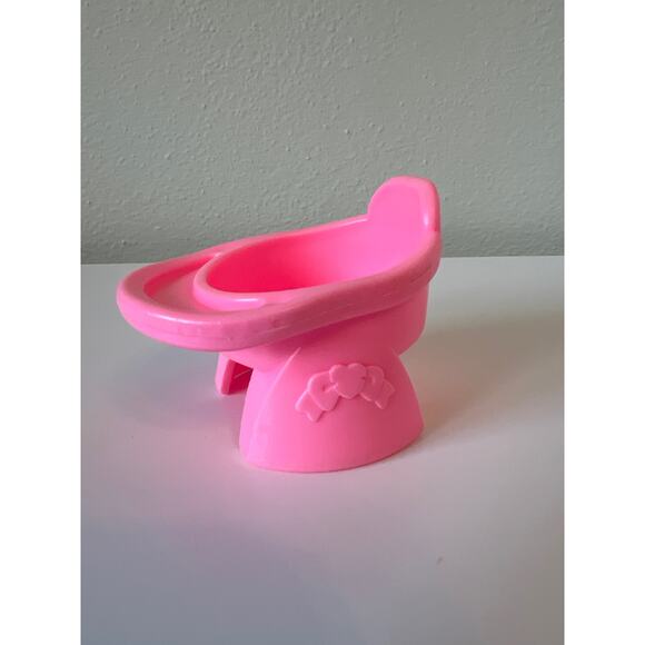 Little People 1996 Replacement Pink Baby High Chair Toy Figure House 90s - Picture 2 of 3